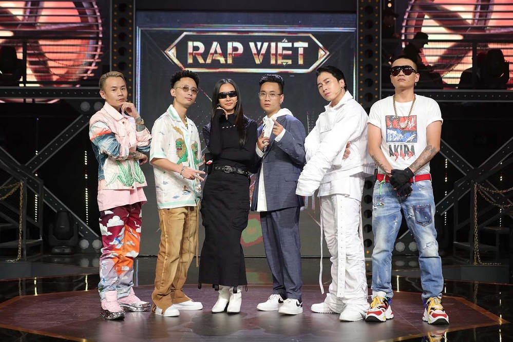 
6 gương mặt quyền lực của Rap Việt năm nay. (Ảnh: BTC)