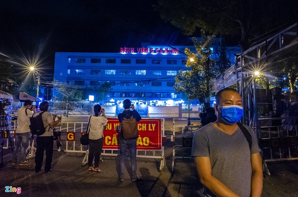  
Bệnh viện C Đà Nẵng trước khi được gỡ phong tỏa (Ảnh: Zing)