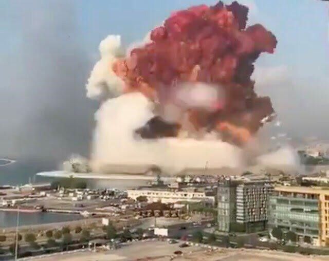  
Vụ nổ khủng khiếp ở Lebanon đã để lại nhiều thiệt hại về người và của. Ảnh: Chụp màn hình