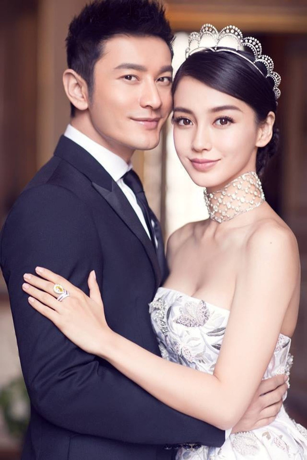  
Ảnh cưới của Huỳnh Hiểu Minh và AngelaBaby. (Ảnh: QQ)