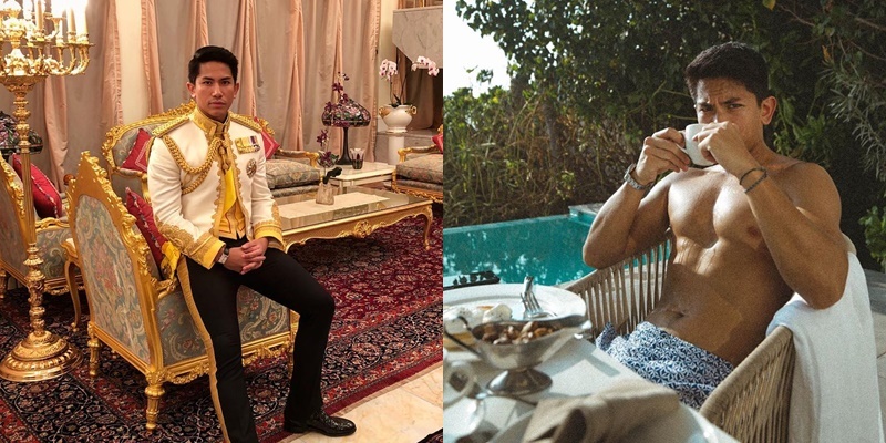  
Vẻ ngoài điển trai cực phẩm của hoàng tử Brunei. Ảnh: Instagram