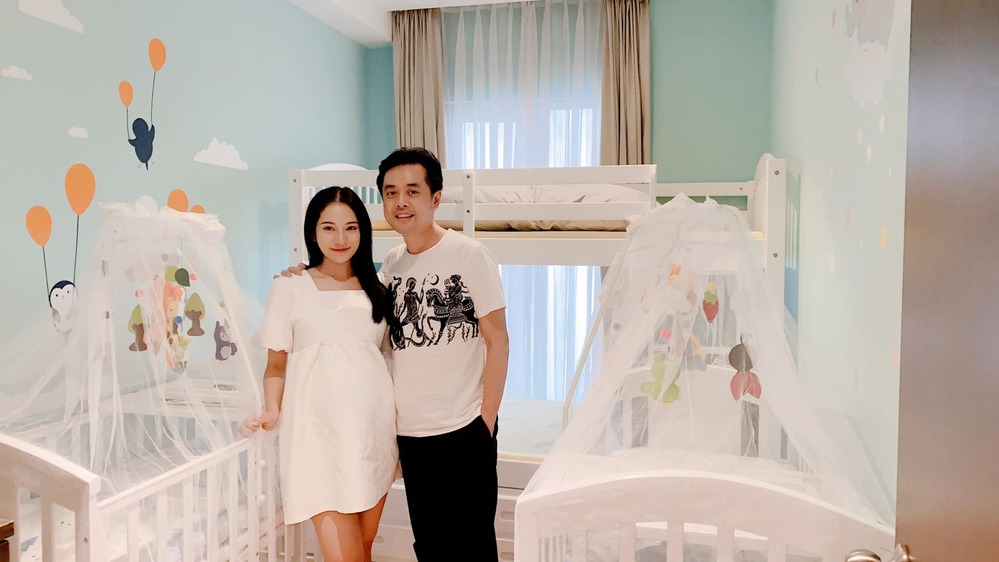 
Sara Lưu đang mang bầu song thai được 7 tháng. (Ảnh: FBNV) - Tin sao Viet - Tin tuc sao Viet - Scandal sao Viet - Tin tuc cua Sao - Tin cua Sao