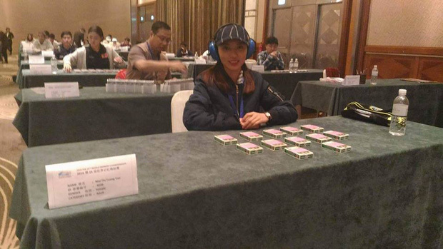  
Tường Vân từng tham gia thi đấu tại cuộc thi trí tuệ quốc tế (Ảnh: FBNV)