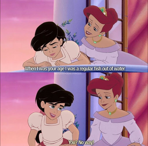  
Ariel là công chúa Disney duy nhất có con (Ảnh: favim)