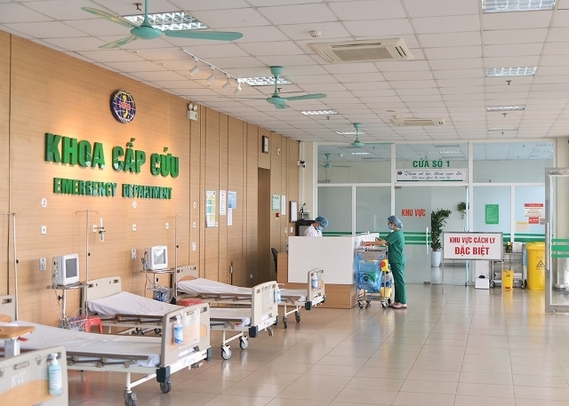 Khu vực cách ly tại bệnh viện để phòng dịch Covid-19 (Ảnh: Bộ Y tế)