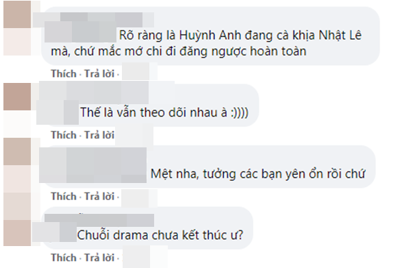  
Cư dân mạng nghi ngờ Huỳnh Anh đã "cà khịa" Nhật Lê. (Ảnh chụp màn hình) 