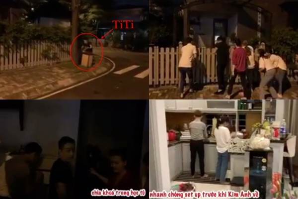 
TiTi dẫn fan "rón rén" đến nhà Nhật Kim Anh. (Ảnh: chụp màn hình)