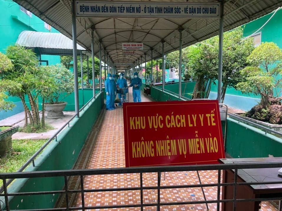 
Một khu vực cách ly y tế ở Việt Nam. (Ảnh: Báo Quốc Tế)