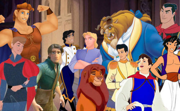  
Các hoàng tử trong thế giới hoạt hình của Disney(Ảnh Disney)