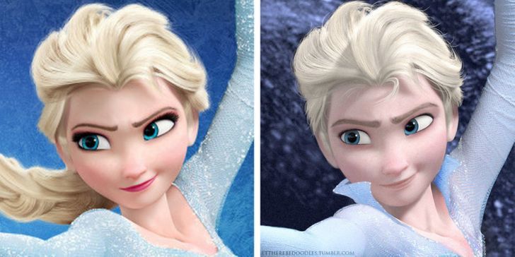  
Elsa phiên bản nam trông vô cùng hút mắt (Ảnh: Brightside)
