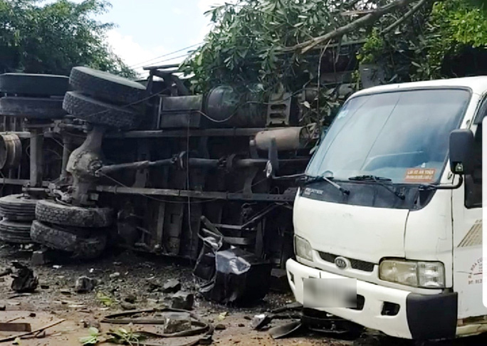  
Tai nạn tại huyện Di Linh (Lâm Đồng). (Ảnh: Người Lao Động)