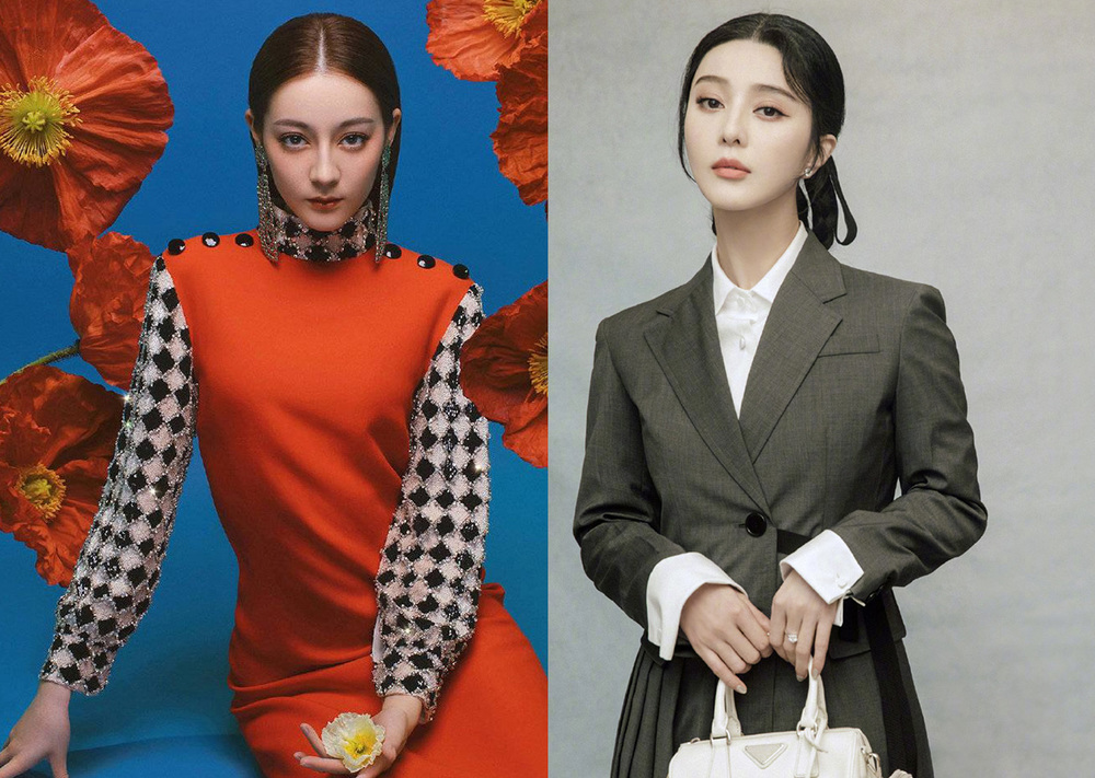 
Hai nữ diễn viên thường xuyên xuất hiện trên tạp chí, con cưng của các nhãn hàng (Ảnh Weibo)