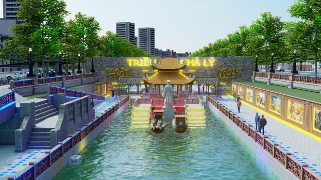 
Mô hình cải tạo sông Tô Lịch thành địa điểm tham quan du lịch (Ảnh: VTC)