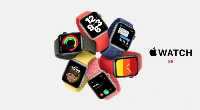 
Hình ảnh Apple Watch SE​ được công bố trong ngày 16/9 (Ảnh: Twitter)