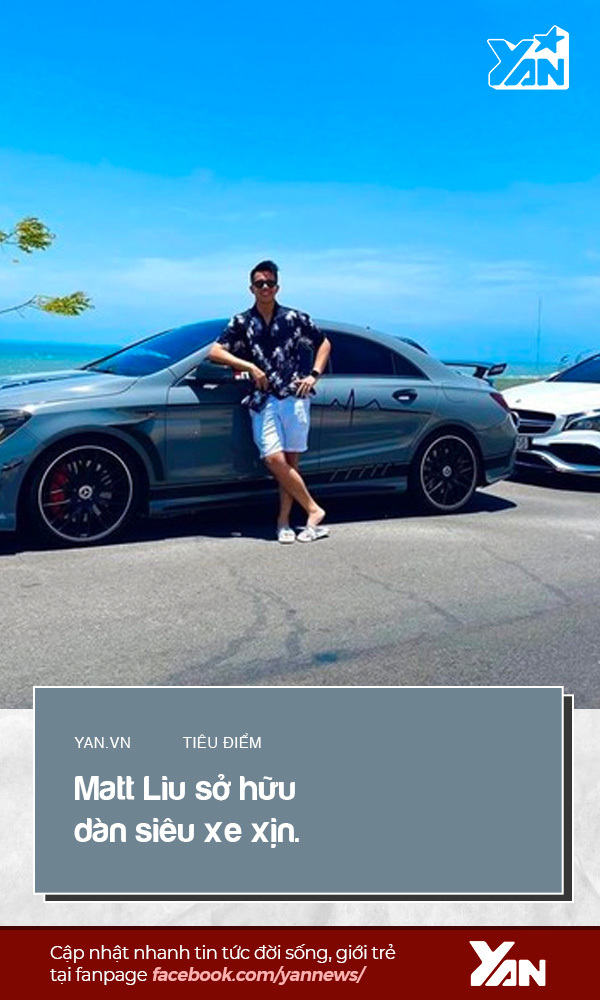 
Matt Liu sở hữu dàn siêu xe xịn. (Ảnh: FBNV)