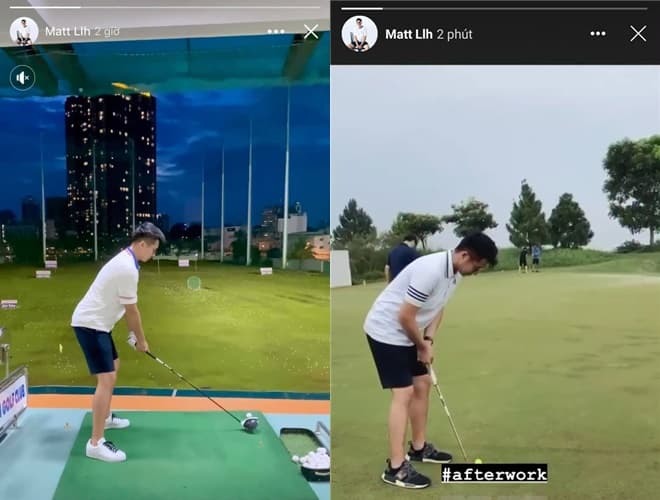 
Matt Liu còn ghi điểm với phong cách thời thượng khi đi chơi golf . Ảnh: IG Matt Liu - Tin sao Viet - Tin tuc sao Viet - Scandal sao Viet - Tin tuc cua Sao - Tin cua Sao
