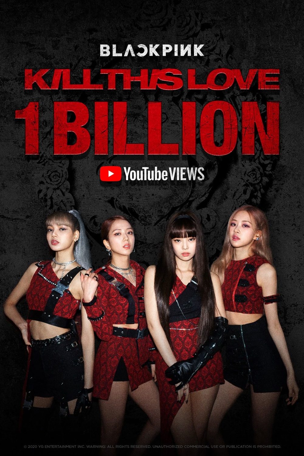 
Poster 1 tỷ của MV Kill This Love (Ảnh: YG).