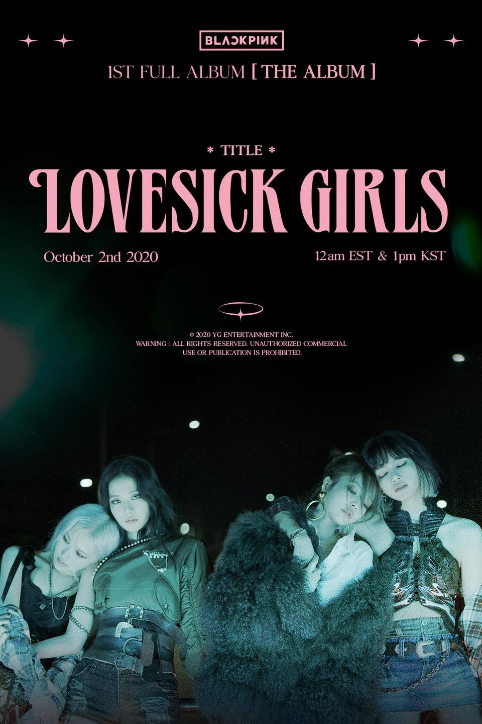  
Poster nhóm và tên ca khúc chính thức được hé lộ (Ảnh: YG).