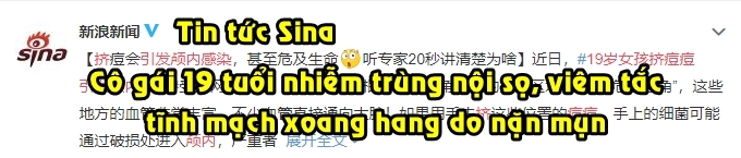 
Bài đăng trên trang Sina. (Ảnh chụp màn hình)