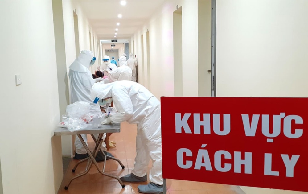  
Một khu vực cách ly để phòng ngừa dịch Covid-19 tại Việt Nam. (Ảnh: Thanh Niên)