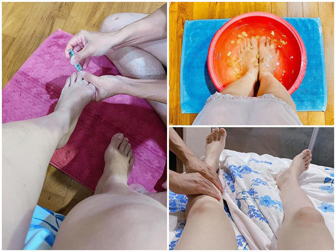 Thời gian mang thai đứa con đầu lòng, Cẩm Duyên được chồng yêu thương nhất mực. (Ảnh: Vnexpress)