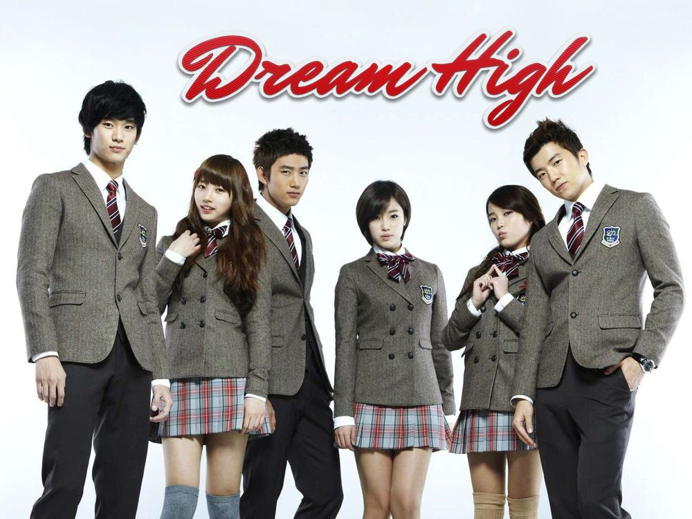  
Dàn cast bao gồm 6 nhân vật trung tâm của Dream High (Ảnh Naver)