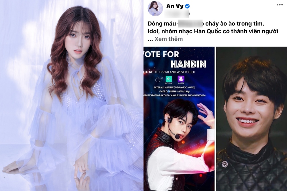 
An Vy mong muốn Hanbin được debut (Ảnh: FB).