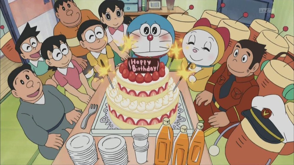  
Doraemon sinh ngày 3/9/2112, tức hiện tại “cậu bạn” đã -92 tuổi rồi đấy (Ảnh minh họa: Pinterest)