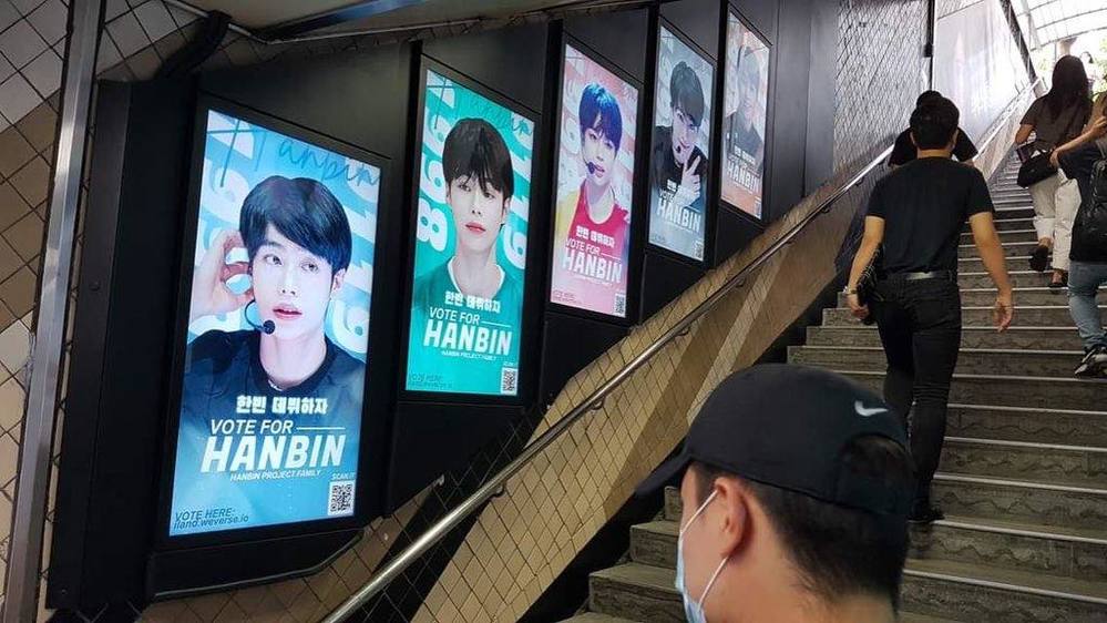 
Fan thực hiện dự án quảng bá cho Hanbin tại xứ sở kim chi. Ảnh: HANBINPROJECTFAMILY