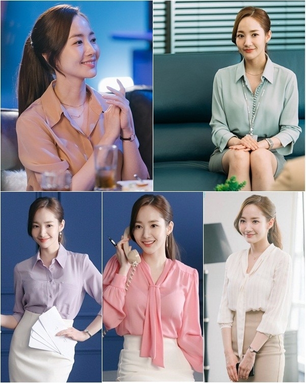 
Thời trang công sở của Mi So đẹp đến nao lòng (Ảnh Naver)