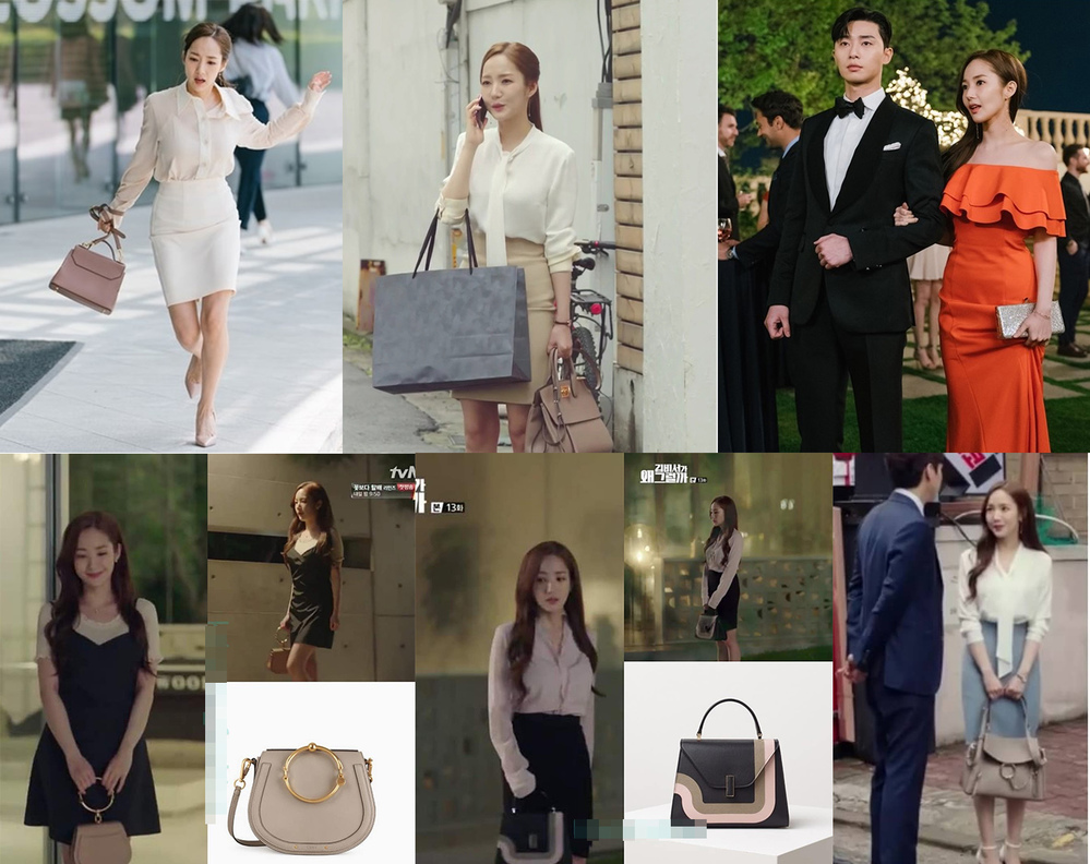 
Mỗi bộ trang phục là một chiếc túi khác nhau (Ảnh Naver)