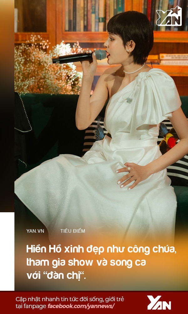  
Hiền Hồ xinh đẹp như công chúa, tham gia show và song ca với "đàn chị". (Ảnh: NVCC) - Tin sao Viet - Tin tuc sao Viet - Scandal sao Viet - Tin tuc cua Sao - Tin cua Sao