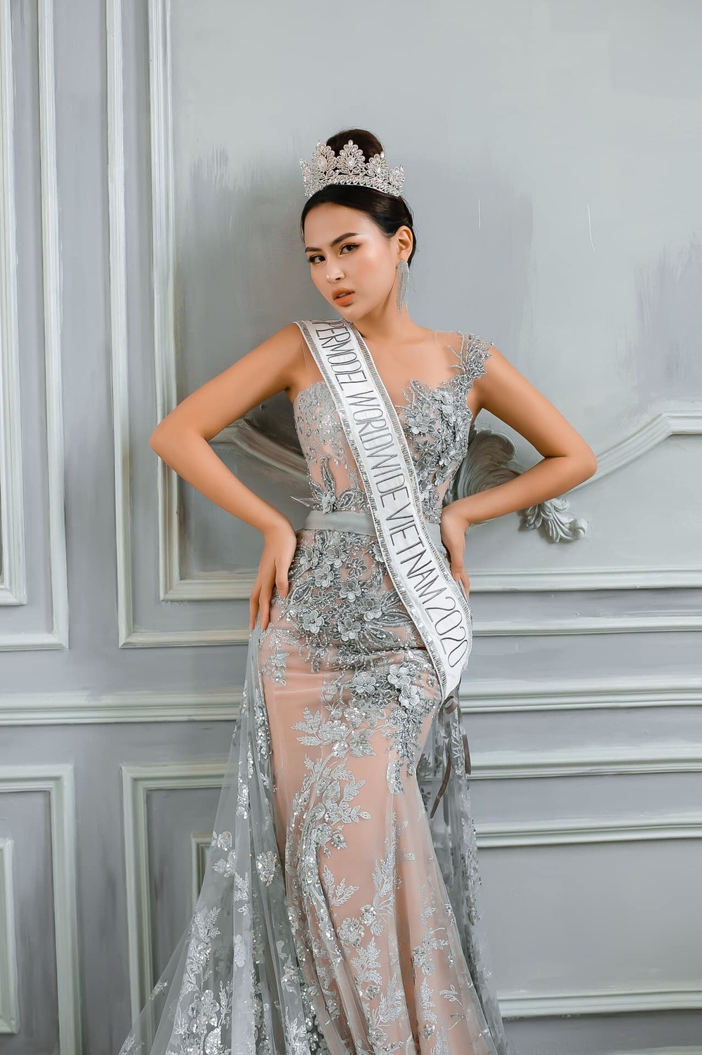  
Đến năm 2018, người đẹp tham gia cuộc thi Ms VietNam Beauty International Pageant và đoạt ngôi vị Hoa hậu Bikini. (Ảnh: FBNV) - Tin sao Viet - Tin tuc sao Viet - Scandal sao Viet - Tin tuc cua Sao - Tin cua Sao