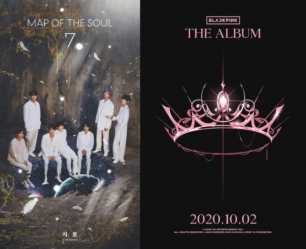 
BTS và BLACKPINK cũng cho ra mắt album trong năm 2020 này (Ảnh: Koreaboo)
