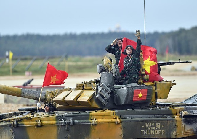  
Đội tuyển xe tăng Quân Đội Nhân Dân Việt Nam Tank Biathlon 2020. (Ảnh: Quân đội Nhân dân)