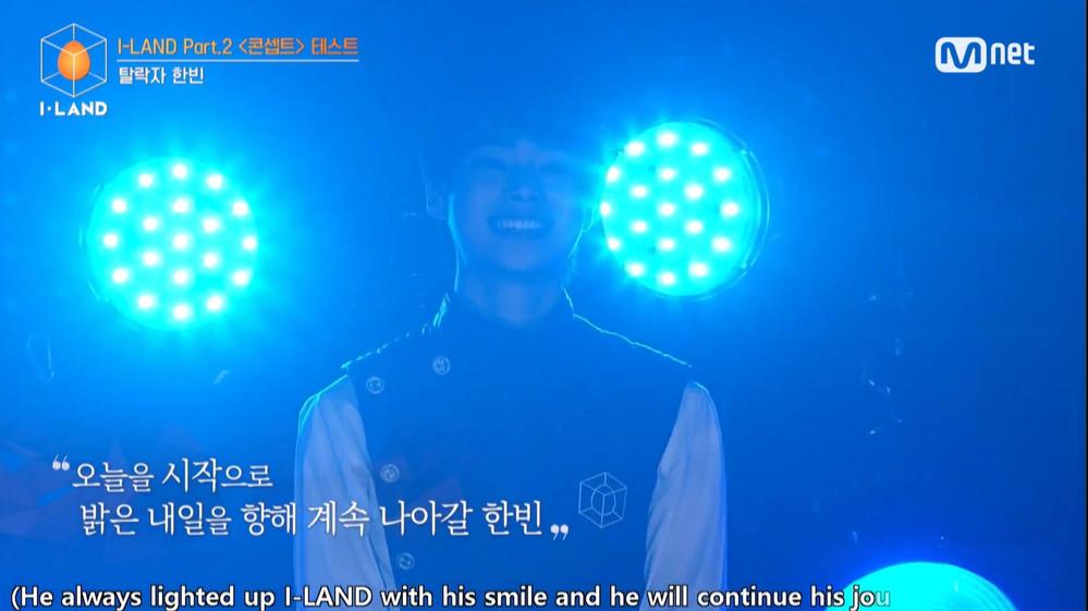  
Nụ cười của Hanbin trước khi khép lại hành trình tại I-LAND. Ảnh: Chụp màn hình