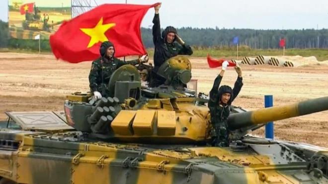  
Đội tuyển tăng Việt Nam xuất sắc giành chiến thắng tại Tank Biathlon 2020. (Ảnh: VTC)