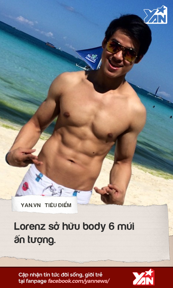 
Lorenz sở hữu body 6 múi ấn tượng. (Ảnh: IGNV)