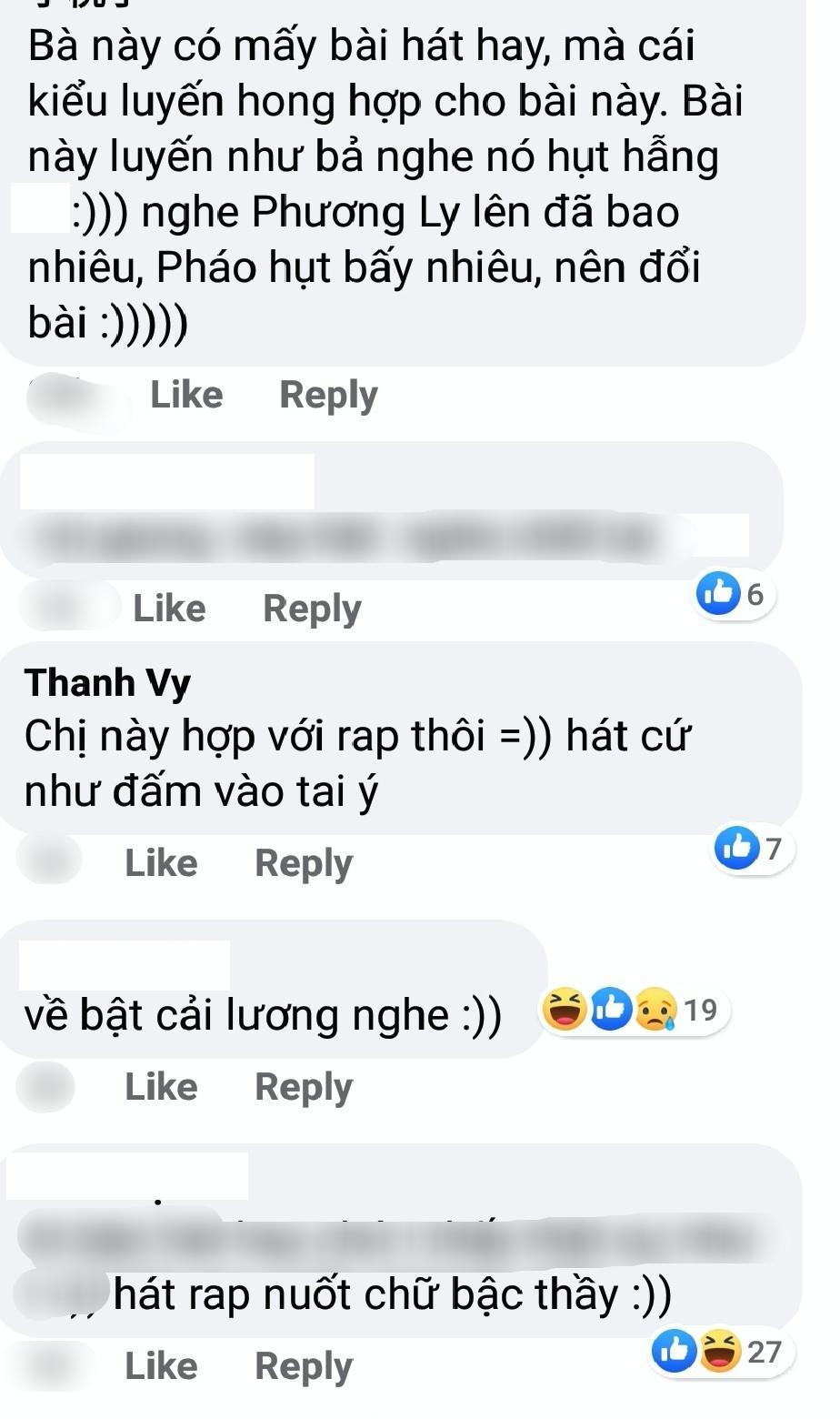 
Có fan còn nhìn nhận nghe cải lương còn hơn nghe nữ rapper cover bài hát này. Ảnh: Chụp màn hình 