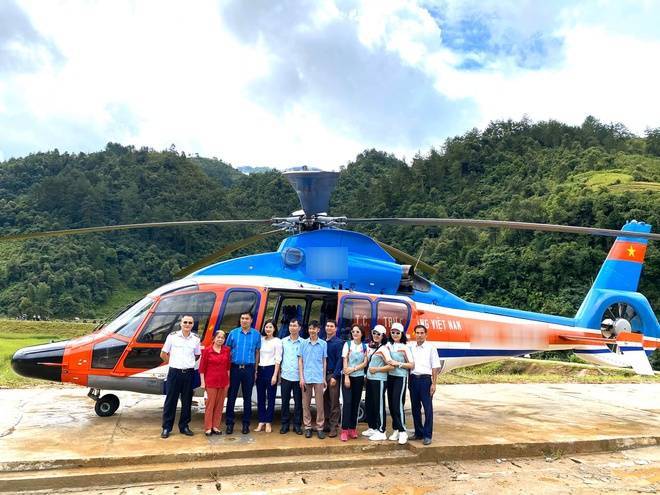  
Kiểu trực thăng có thể được đưa vào khai thác ở Mù Cang Chải từ năm 2021. (Ảnh: Northern Vietnam Helicopters)