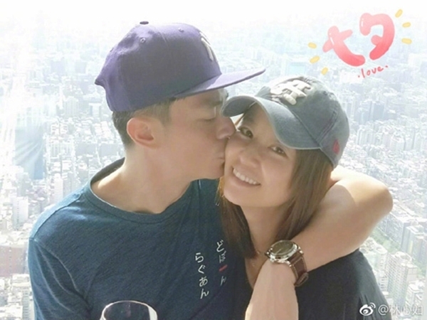  
Hình ảnh ngọt ngào do nữ diễn viên đăng tải vào ngày lễ Thất tịch gần nhất (Nguồn: Weibo)