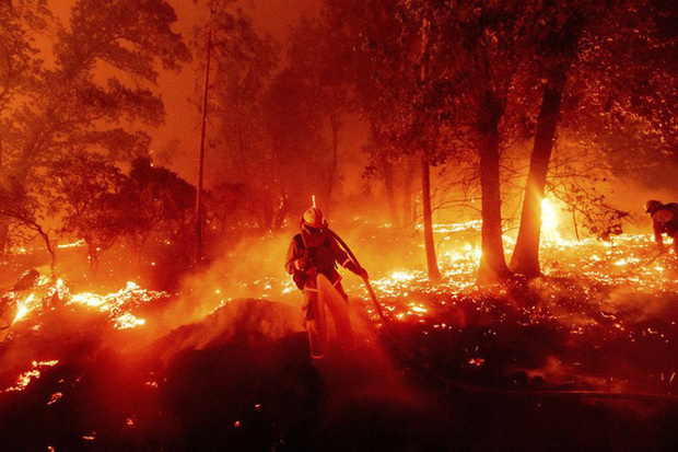  
Bang California đã bị thiệt hại nghiêm trọng vì cháy rừng. (Ảnh: AP)