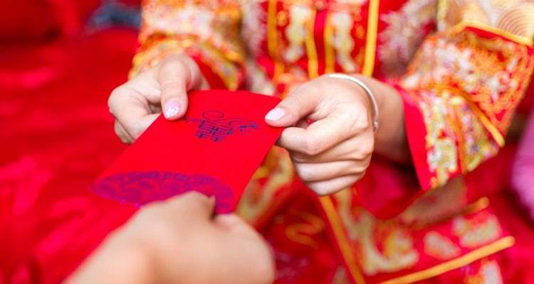 
Người dân Trung Quốc khi dự đám cưới cũng mừng tiền như người Việt. (Ảnh minh hoạ - Weibo)