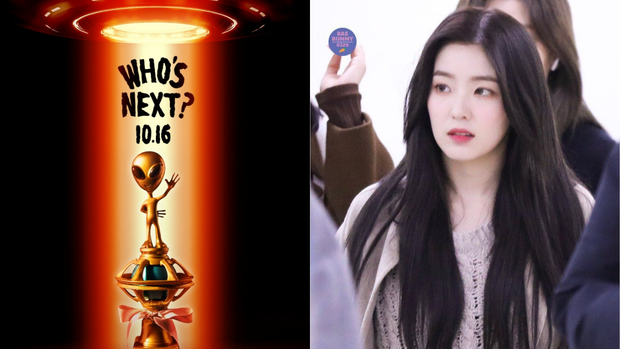  
Irene đã bị "bóc phốt" không lâu sau khi tấm poster "WHO'S NEXT" của YG được đăng tải (Ảnh: Koreaboo)