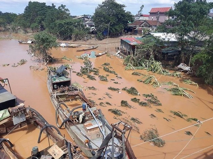 
Nước lũ tại một số huyện ở Quảng Trị đã rút gần hết. (Ảnh: VietNamNet)