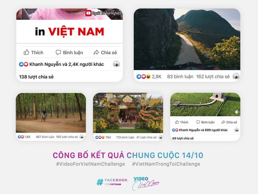  
Kết quả chung cuộc của thứ thách "Video for Vietnam - Việt Nam trong tôi" sẽ được công bố vào ngày 14/10/2020 trên Group Việt Nam Ơi. - Tin sao Viet - Tin tuc sao Viet - Scandal sao Viet - Tin tuc cua Sao - Tin cua Sao