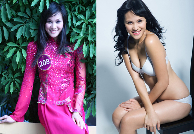  
Trước khi dành giải Vàng Siêu mẫu Việt Nam 2012, Phương Mai từng lọt bán kết Hoa hậu Thế giới người Việt năm 2010. (Ảnh: T.H)