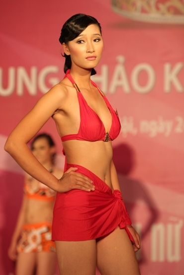  
Quán quân đầu tiên của Vietnam's Next Top Model - Trang Khiếu từng dự thi Hoa hậu Việt Nam 2010. (Ảnh: T.H)