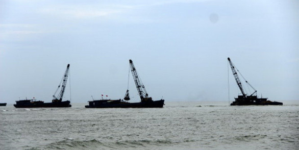  
Vùng biển thuộc huyện Phú Lộc nơi xảy ra vụ chìm tàu. (Ảnh: Tuổi Trẻ)