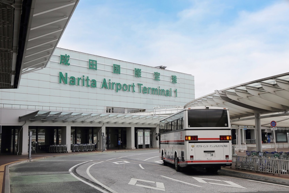  
Sân bay Narita nơi xuất hiện ca nghi mắc Covid-19. (Ảnh: RFI).